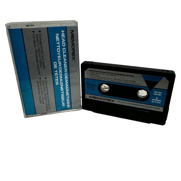 Memorex Other - Memorex Cassette Head Cleaner Demagnetizer Memtex Products Vintage No Power Req